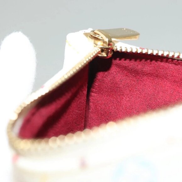 LOUIS VUITTON Multicolor Pochette Mira MM Pouch White M60096 LV Auth 132784 - Picture 12 of 16